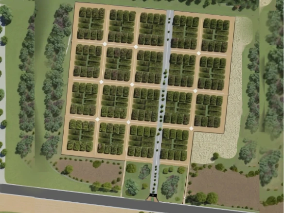 Imagen de la distribución de los terrenos de La Reserva I, proyecto de urbanización de La Reserva Urbanismo Imagen de la distribución de los terrenos de La Reserva I, proyecto de urbanización de La Reserva Urbanismo