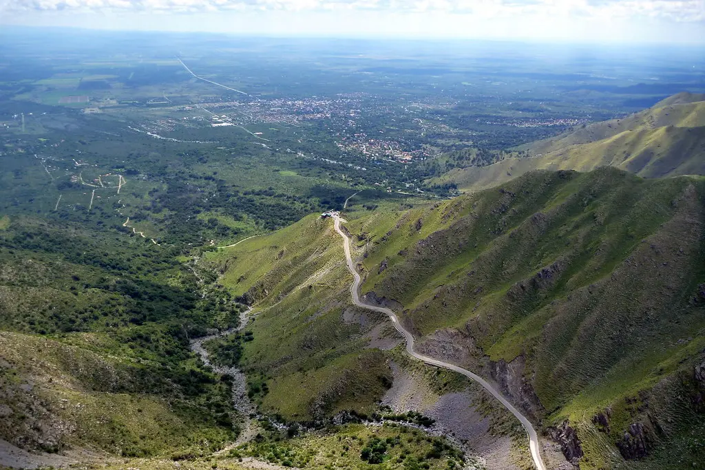 Terrenos en venta de Merlo San Luis Argentina que comercializa La reserva Urbanismo terrenos de merlo san luis argentina, visto desde las sierras